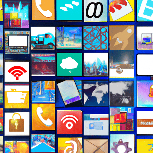 A collage of diverse mobile app icons representing various industries impacted by app development.