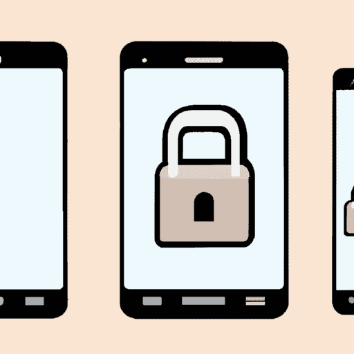 A lock protecting mobile devices.